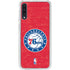 NBA Philadelphia 76ers Distressed Galaxy A50 Clear Case